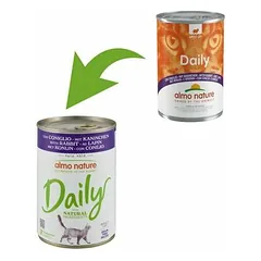 Almo Nature Daily ar truša gaļu 400 g - konservi kaķiem — 2 nuotrauka