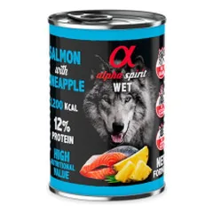 Alpha Spirit Salmon konservai su lašiša ir ananasais šunims