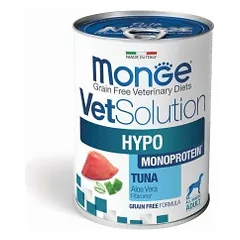 Monge VetSolution Canine Hypo Monoprotein Tuna 400 g parduotuvėje akvanamai.lt