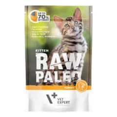 VetExpert Raw Paleo Kitten guliašas su kalakutiena kačiukams