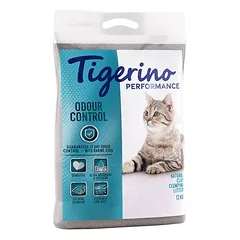 Tigerino Performance Odour Control Katzenstreu mit Natron – parfümfrei