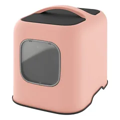 GimCat Smart Olimpia uždaras kačių tualetas su aktyvintos anglies filtru ir kastuvėliu, 51×39,5×44 cm