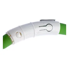 TIAKI USB LED silikoninis žiedas Spark, žalia — 5 nuotrauka