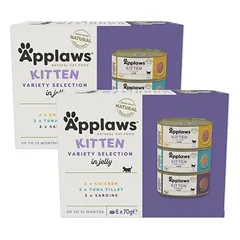  APPLAWS Cat Multipack įvairių skonių želė kačiukams 12x70g skardinė