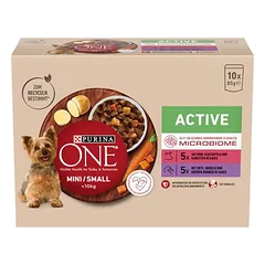 Purina ONE Mini Active su jautiena ir antiena, drėgnas maistas šunims — 5 nuotrauka