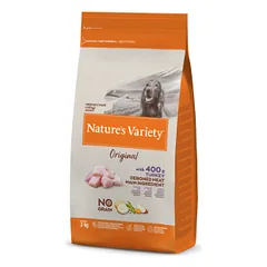Natures Variety Original No Grain Medium/Maxi Turkey ( su kalakutiena )