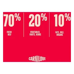Carnilove True Fresh Large Adult Cat su jautiena, sausas maistas katėms — 3 nuotrauka