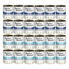 DOLINA NOTECI Mišrių skonių "Premium" su ėriena ir menke bei brokoliais 24x800g