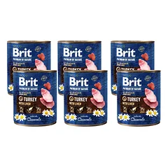Brit Premium by Nature Turkey With Liver 6x800g