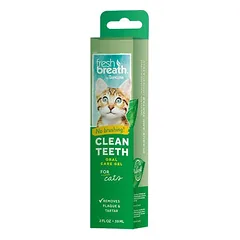 Tropiclean Fresh Breath Clean Teeth Gel for Cats - dantų gelis katėms, burnos higienai