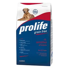 Dog Prolife Grain Free su jautiena ir bulvėmis, sausas maistas šunims — 2 nuotrauka