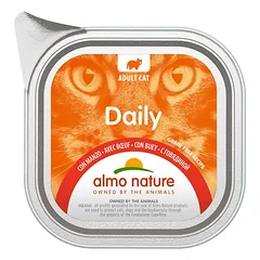 Almo Nature Daily paštetas su jautiena katėms, 100 g