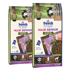 BOSCH Maxi Senior 25 kg paukštiena ir ryžiai (2 x 12,5 kg)