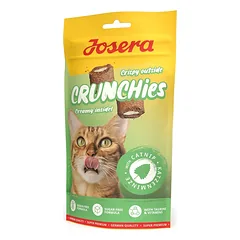 JOSERA Crunchies with Catnip 12x60 g traškūs skanėstai su katėms skirtu katės mėtų ekstraktu