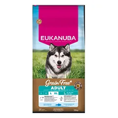 EUKANUBA GF sausas pašaras didelių veislių šunims su žuvimi, L, 12 kg