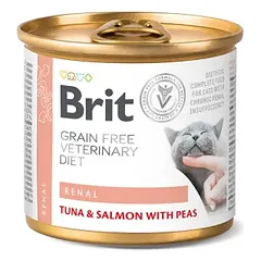 Brit GF Veterinary Diets konservai katėms inkstų funkcijai palaikyti 6x200g