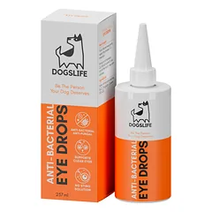 DOGSLIFE antibakteriniai akių lašai šunims, 237 ml