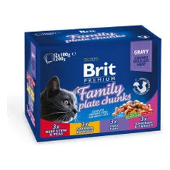 Brit Premium Family Plate konservų rinkinys katėms - Pet24