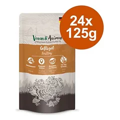 Venandi Animal drėgnas maistas katėms, ekonominė pakuotė 24 x 125 g