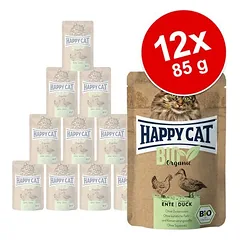 Sparpaket Happy Cat Bio Pouch 12 x 85 g
