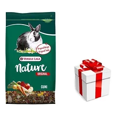 VERSELE-LAGA Cuni Nature Original 2,5 kg - miniatiūriniams triušiukams + STAIGMENA KATEI