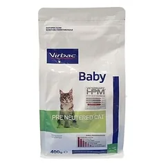 Virbac HPM Cat Kitten Pre Neutered 400 g — 3 nuotrauka
