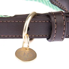 Nomad Tales Bloom antkaklis šunims, mint, Dydis XL: 52–58 cm kaklo apimtis, 38 mm pločio — 4 nuotrauka