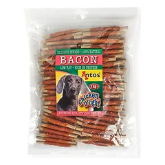 Antos skanėstai šunims su vištiena D’light Bacon 1Kg