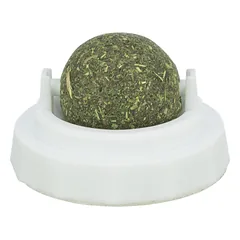 TRIXIE Catnip Ball priklijuojamas katžolės kamuoliukas su laikikliu, 5 cm