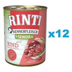 RINTI Kennerfleish Senior Beef 12x800 g su jautiena vyresniems šunims