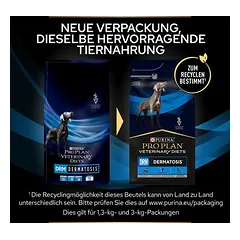 PURINA PRO PLAN Veterinary Diets DRM Dermatosis sausas maistas šunims, > 10 kg — 4 nuotrauka