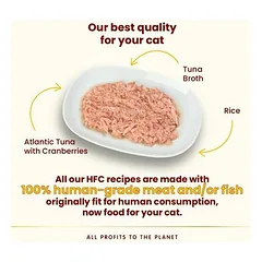 Almo Nature Cat HFC Urinary Help su Atlanto tunu ir spanguolėmis, drėgnas maistas katėms 50 g — 3 nuotrauka