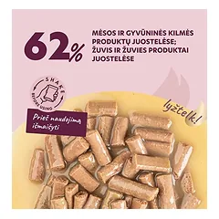 Delickcious juostelės su lašiša ir sūriu kreminėje sriuboje katėms, 85 g — 2 nuotrauka
