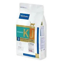 Virbac Veterinary HPM KJ3 Advanced Kidney & Joint Cat sausas maistas katėms, sergančioms inkstų nepakankamumu, 1,5 kg