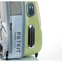 Gyvūno transportavimo krepšys PETKIT Breezy2, Žalias — 5 nuotrauka