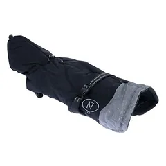 Nomad Tales Bloom paltukas šunims, juodas, apie 50 cm Nugaros ilgis — 2 nuotrauka