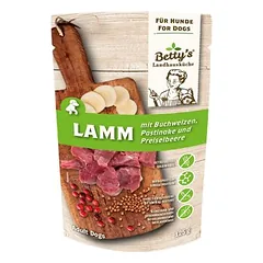 Betty's Landhausküche ėriena su grikiais, drėgnas maistas šunims, Šunims, maišelis, ėriena su grikiais 10 x 300g — 2 nuotrauka