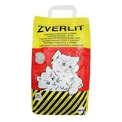 Zverlit Scented bentonito cementuojantis kačių kraikas su aromatu ir granulėmis 2-4 mm, 10 kg
