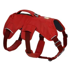 Ruffwear petnešos šunims Web Master™ Harness Red Sumac