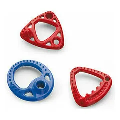 Geo-Nylon - nylon toys for dog cm.10x9x1 h (mixed shapes), different colors
