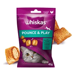 WHISKAS Energy and Vitality 45g skanėstas katėms, su vištiena