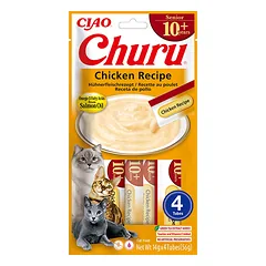 Churu kreminis skanėstas 10+ katėms su vištiena 4vnt