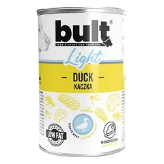 BULT LIGHT Nassfutter für Hunde – Monoprotein-Alleinfutter Dose 400 g