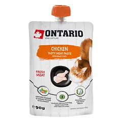 Ontario Chicken Fresh Meat Paste kačių skanėstas su vištiena, 90 g