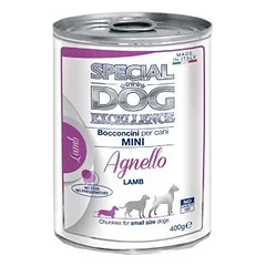 Special Dog Excellence MINI Chunkies Adult Lamb konservai smulkiems suaugusiems šunims su ėriena mėsa, 400 g