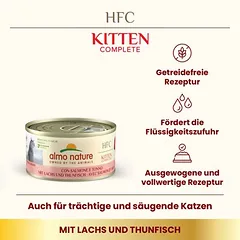 Almo Nature HFC Complete Kitten drėgnas maistas katėms, ekonominė pakuotė 24 x 70 g, < 79 g — 3 nuotrauka