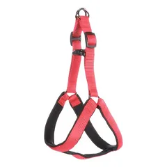 Flamingo petnešos šunims Step & Go Abbi, raudonos — 5 nuotrauka