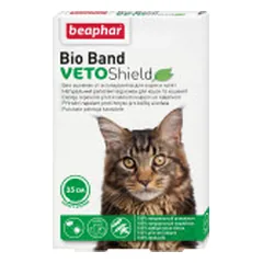 Beaphar Veto Shield Bio Band Cat antkaklis nuo blusų ir erkių katėms