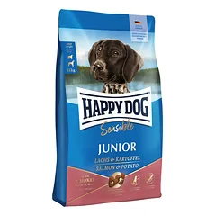 HAPPY DOG Sensible Junior Lachs 10 kg jauniems šunims, lašišoms ir bulvėms