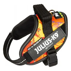 Julius - K9 IDC Powerharness Crazy - aukštos kokybės šunų pakinktai, pašėlęs raštas - Mini - Mini